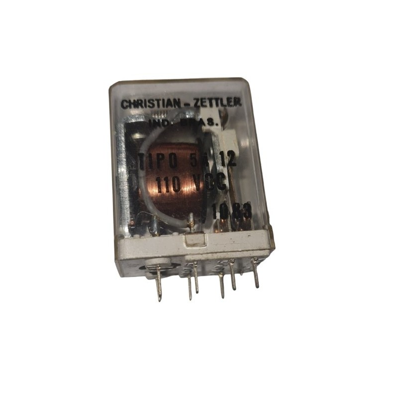 Relé 110vcc 8 pinos RF. 5412 - Christian Zettler