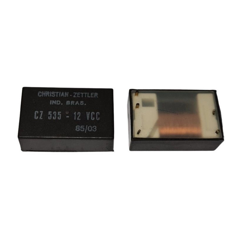Relé 12Vcc 5 pinos CZ 535 - Christian Zettler