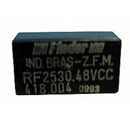 Relé 48Vcc 5 pinos RF.2530 - Finder