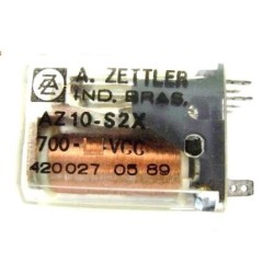 Relé 12Vcc 8 pinos RF. AZ 10-S2X - A. Zettler