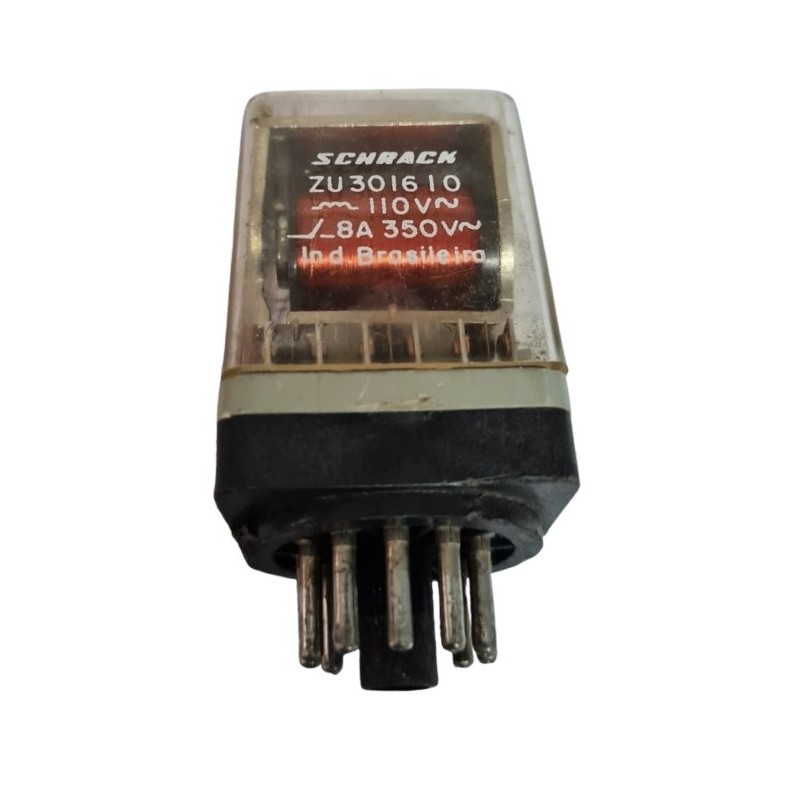 Relé 110Vca 11 pinos ZU 301610 - Schrack
