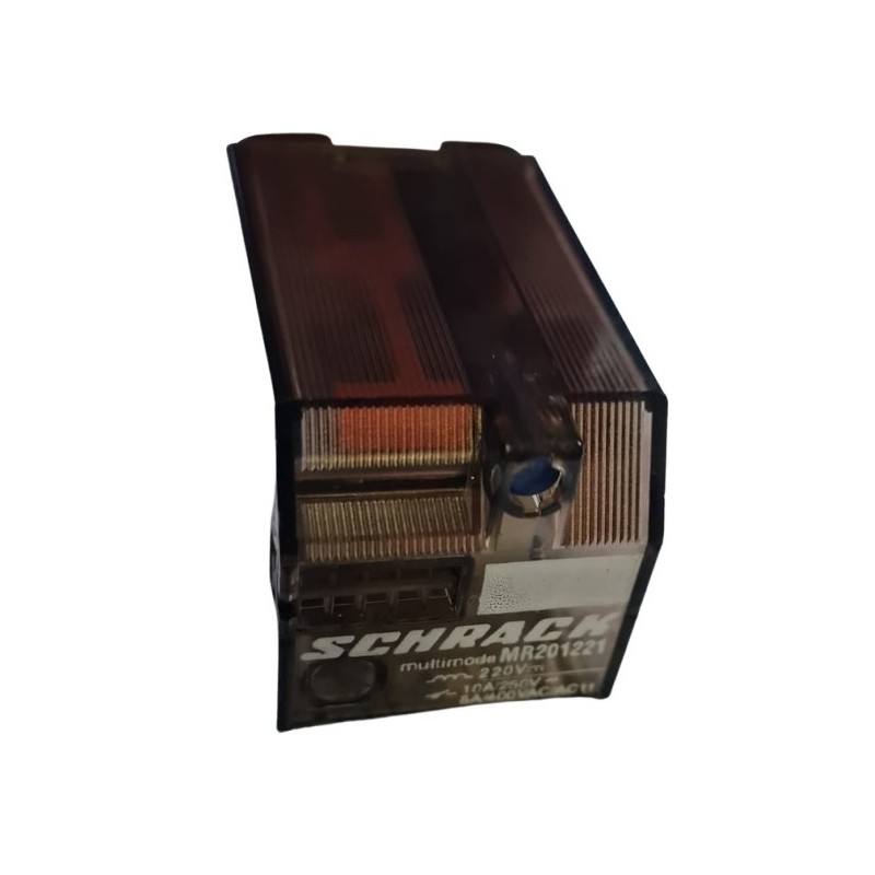 Relé 220V 8 pinos MR201221 - Schrack