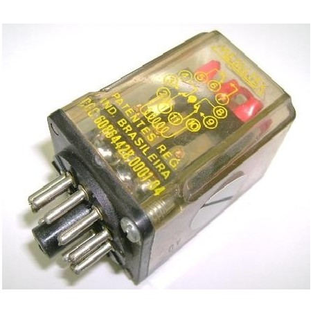 Relé 220Vca 8 pinos OP2RA4/R - Metaltex