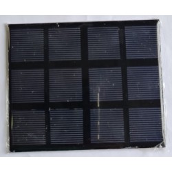 Mini painel solar 110x92mm 3v 400mhA