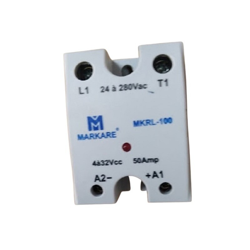 Relé de estado sólido 50A 24~280Vac 4/32VDC MKRL-100
