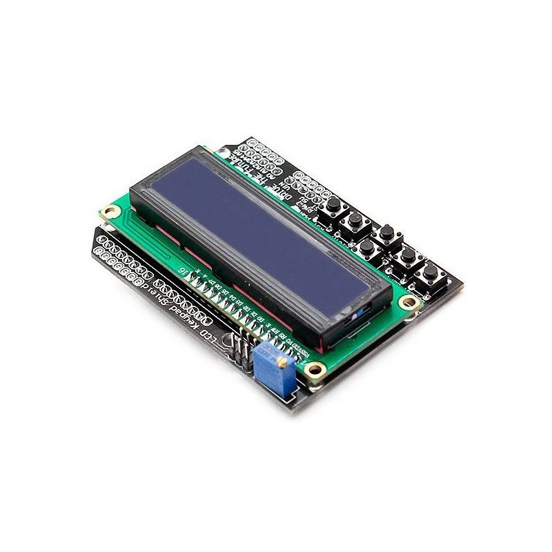 Display LCD shield 16x2 com teclado para arduino