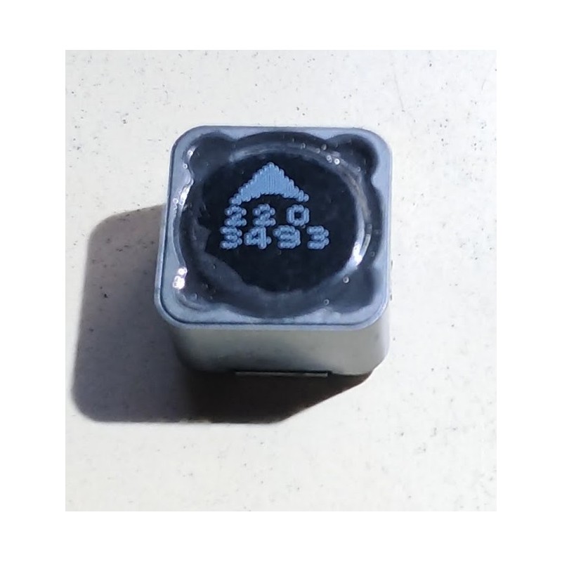 Bobina indutora fixa 22uF 12x12x7mm blindado SMD 220