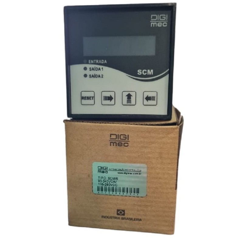 Contador de impulsos SCM/6 90~240Vca Digimec