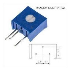 Trimpot 5K 3386H 1 Volta