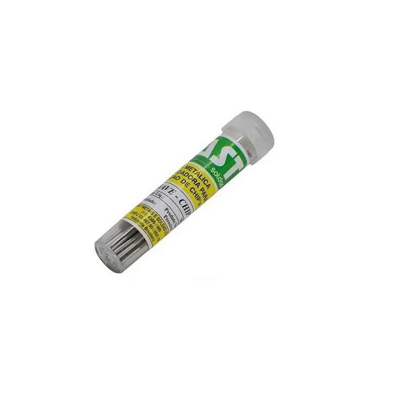 Tubo barra salva chip dessolda smd c/50g  baixa fusao cast
