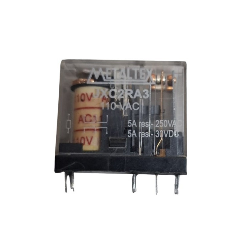 Relé 24Vdc 5A 8 pinos JX2RC3 - Metaltex