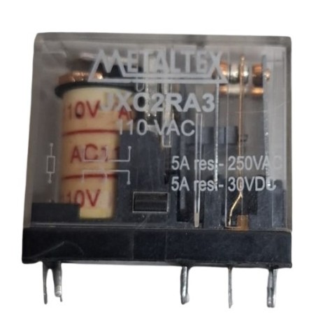 Relé 24Vdc 5A 8 pinos JX2RC3 - Metaltex