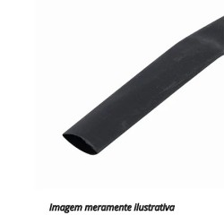 Tubo termo retratil 9mm preto 9mm/4.5mm