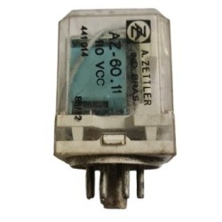 Relé 110Vcc 8 pinos RF. AZ 6011 - A. Zettler
