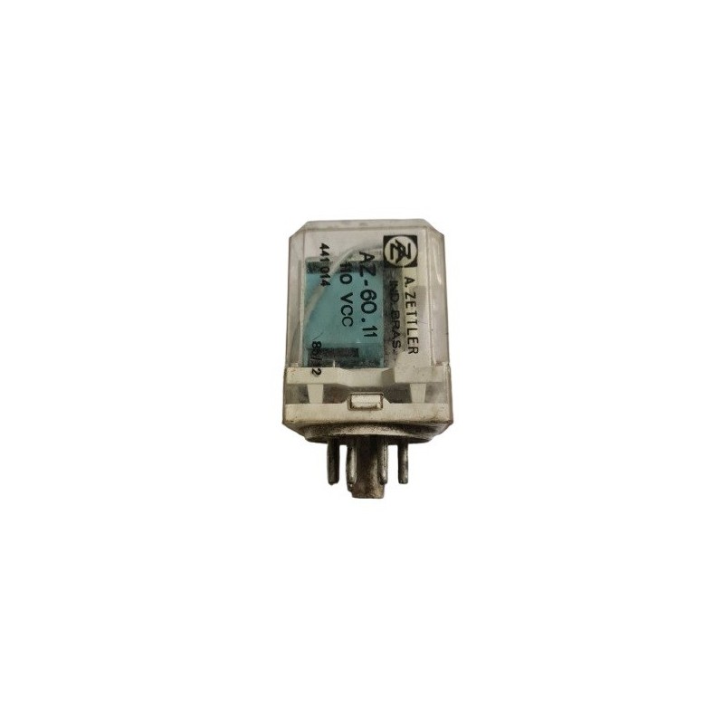 Relé 110Vcc 8 pinos RF. AZ 6011 - A. Zettler