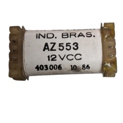 Relé 12Vcc 8 pinos RF. AZ553-1 - A. Zettler