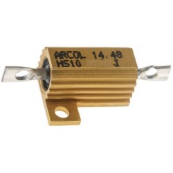 Resistor 10R 10w 5% chassi - HS10