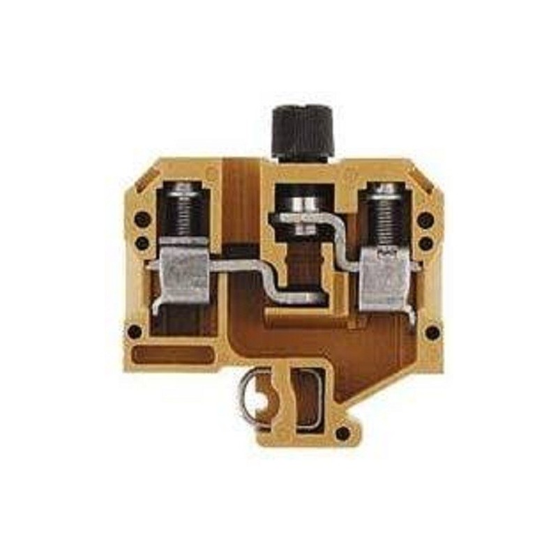 Borne SAKS 1 10mm² c/ porta fusivel 0191220000 - Conexel