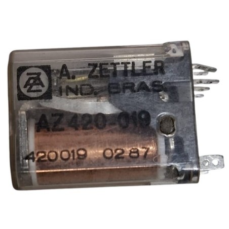 Relé 8 pinos AZ 420.019 A.ZETTLER