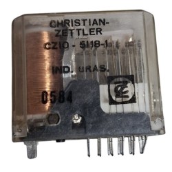 Relé CZ 105118-1 22 pinos - Christian Zettler