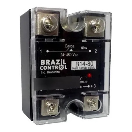 Relé de estado sólido B14-80 3~32Vdc 80A