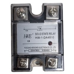 Relé de estado sólido HW-1-DA4810 3~32Vdc 10A HWE