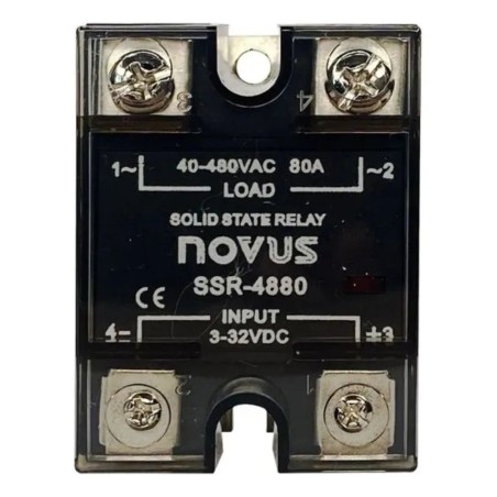 Relé de estado sólido SSR-4880 3~32Vdc 80A Novu