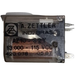 Relé 115Vcc 8 pinos AZ 10 - S2Y A.Zettler