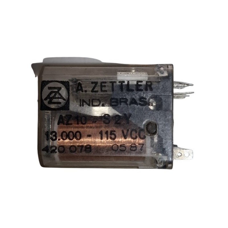 Relé 115Vcc 8 pinos AZ 10 - S2Y A.Zettler