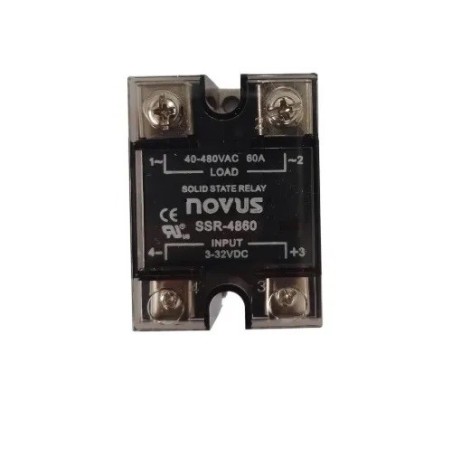 Relé de estado sólido SSR-4860 3~32Vdc 60A Novus