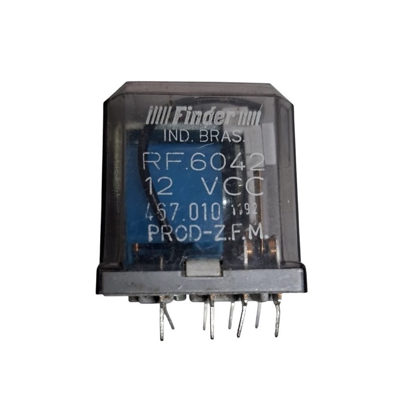 Relé 12vcc 8 pinos RF.6042 - Finder