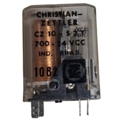 Relé 24Vcc 8 pinos CZ10S2Y - Christian Zettler