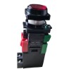 Botão pulsador blindex 22mm vermelho 24Vcc 1A-721R.11