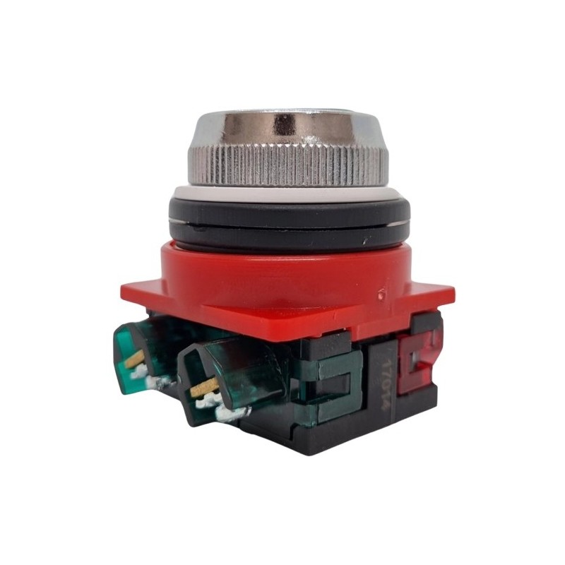 Botão de comando blindex vermelho faceada 30mm NA NF - 20/04L