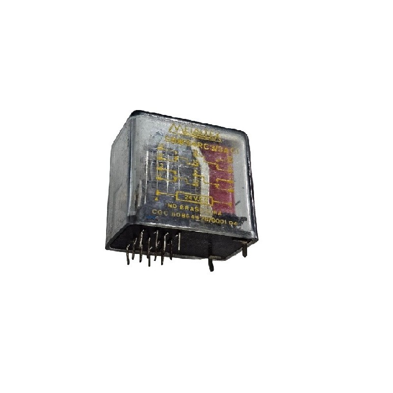 Relé 24Vcc 14 pinos RF. SBM4RC3 - Metaltex