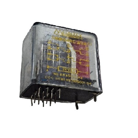 Relé 24Vcc 14 pinos RF. SBM4RC3 - Metaltex