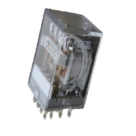 Relé 24Vdc 14 pinos TN4RC3 - Metaltex