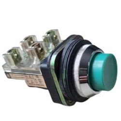Botão de comando telemecanique verde lisa 30mm 600V 6A 20/03L-20