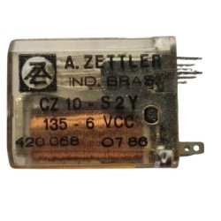 Relé 6Vcc 8 pinos CZ10-S2Y 6Vcc - A. Zettler