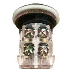 Botão de comando preto 30mm guarda total NA NF 11/01 eaton