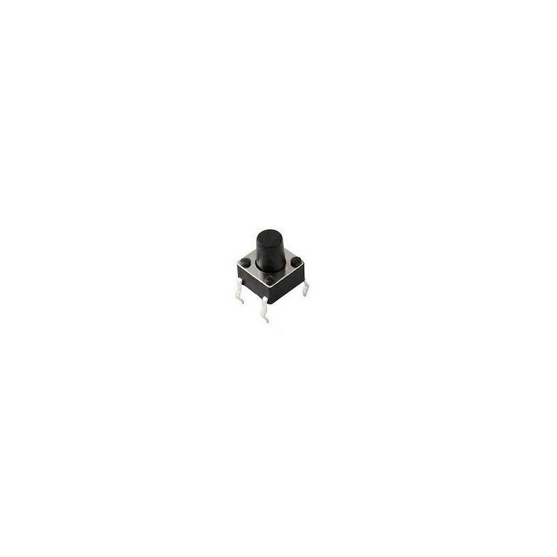 Chave tactil KFC-A06-6x6x6mm 4T 180º