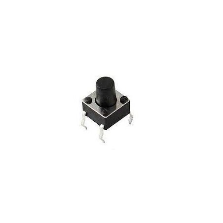 Chave tactil KFC-A06-6x6x6mm 4T 180º