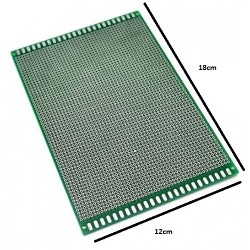 Placa fibra 12x18cm ilhada