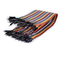 Cabo jumper macho x macho 40 vias x 20cm arduino