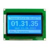 Display lcd gráfico 128x64 backlight azul caracteres branco