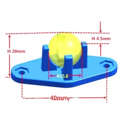 Roda boba omni w420 para robótica