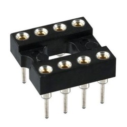 Soquete 08 pinos - torneado