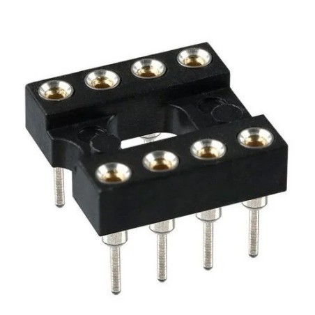 Soquete 08 pinos - torneado