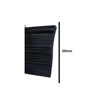 Borracha de vedação régua digital P larga 20mm "Guarda pó" (Tipo fagor)