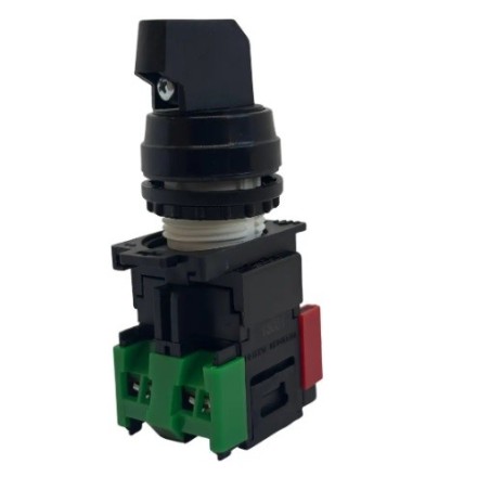 Chave seletora 2 posições 22mm com retorno eaton 2A-726.3.1-11